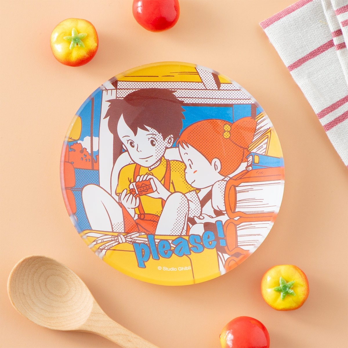 Ghibli glass mini plates let you admire the studio's anime food