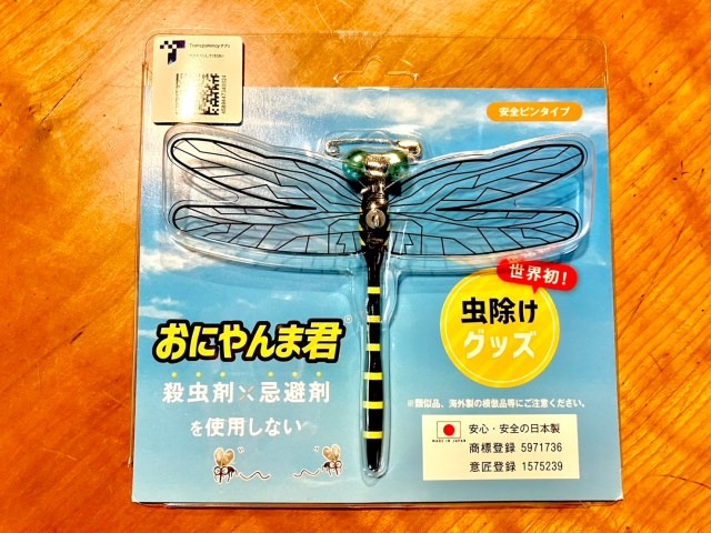 Can putting a giant dragonfly on your head repel bugs?