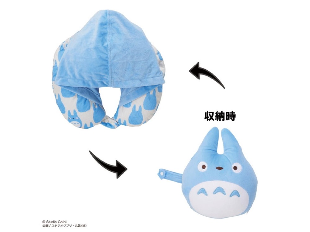 Transforming Totoro neck pillow plushies turn travel naps into Ghibli cuddle sessions【Photos】