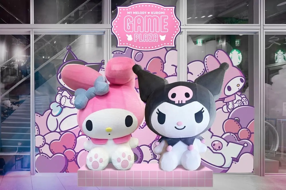 Sanrio's My Melody Kuromi Game Plaza welcoming guests in Tokyo