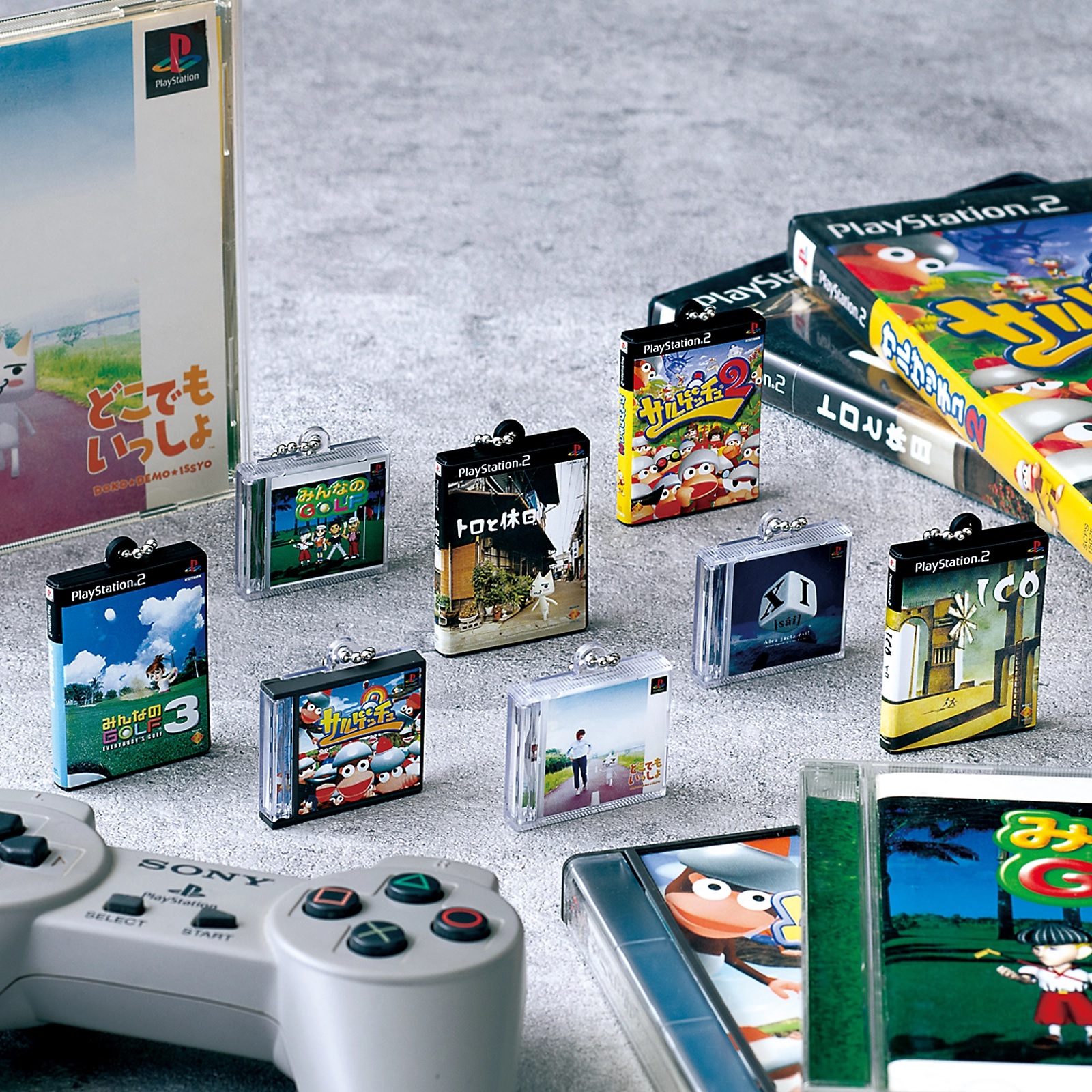 Mini PlayStation game case capsule toys deliver big nostalgia in