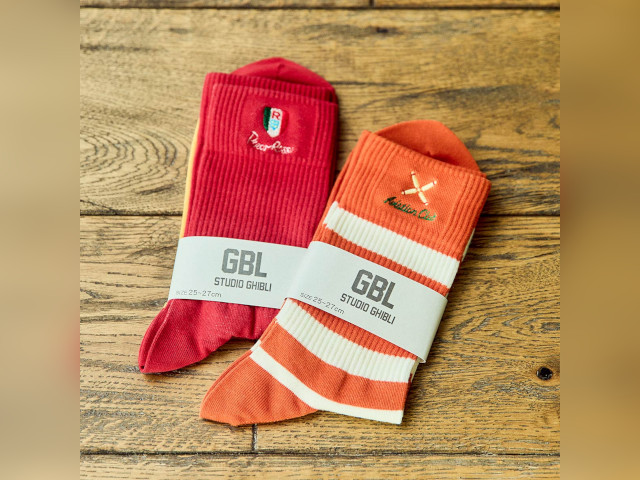 Studio Ghibli adds new anime socks to its GBL merchandise store in Japan