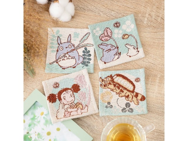 Classy and cute, Ghibli cloth coasters are here in time for autumn tea time【Photos】