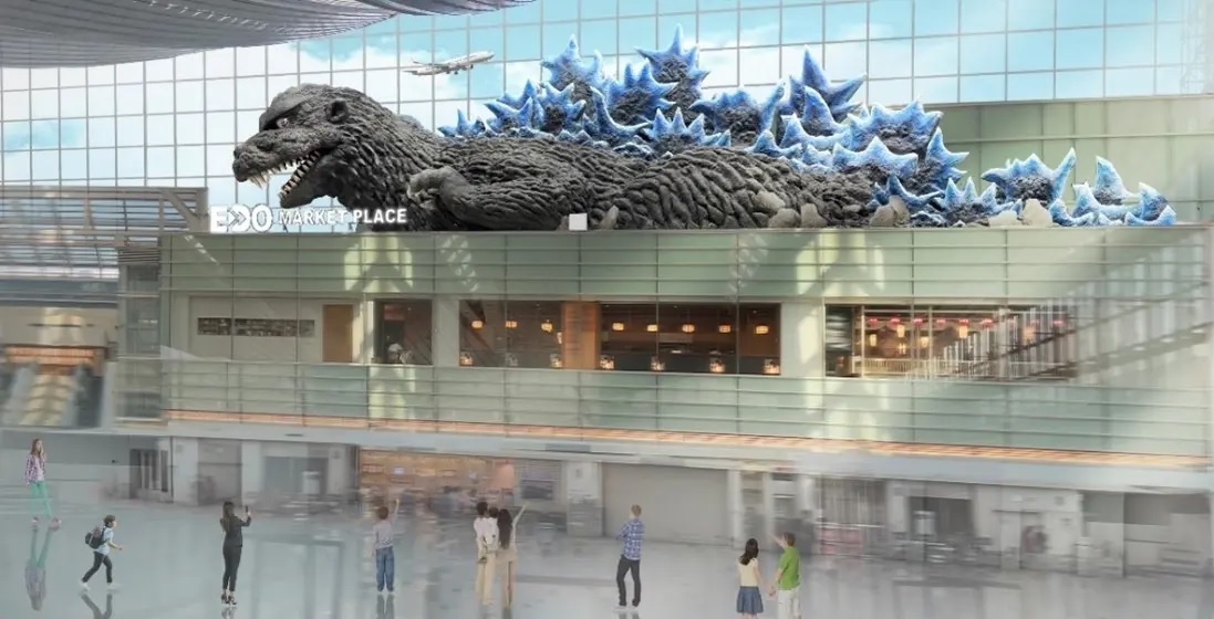 Tokyo’s Haneda Airport is adding a giant Godzilla statue to its international terminal