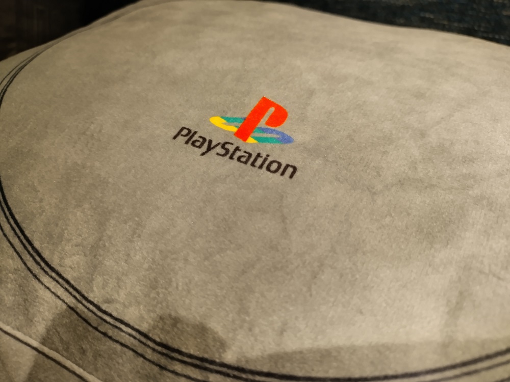 Awesome jumbo PlayStation 1 and 2 cushions are warm fuzzy