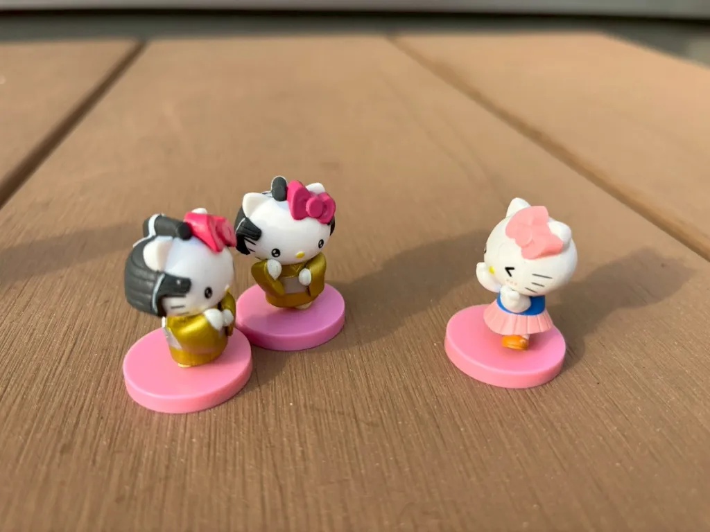 Hello Kitty Choco Egg figures are an adorable trip through three