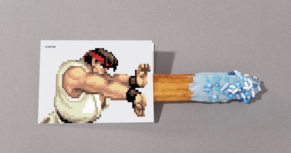Street Fighter Hadouken Churros to be launched and eaten in Tokyo, Okami pudding on offer too
