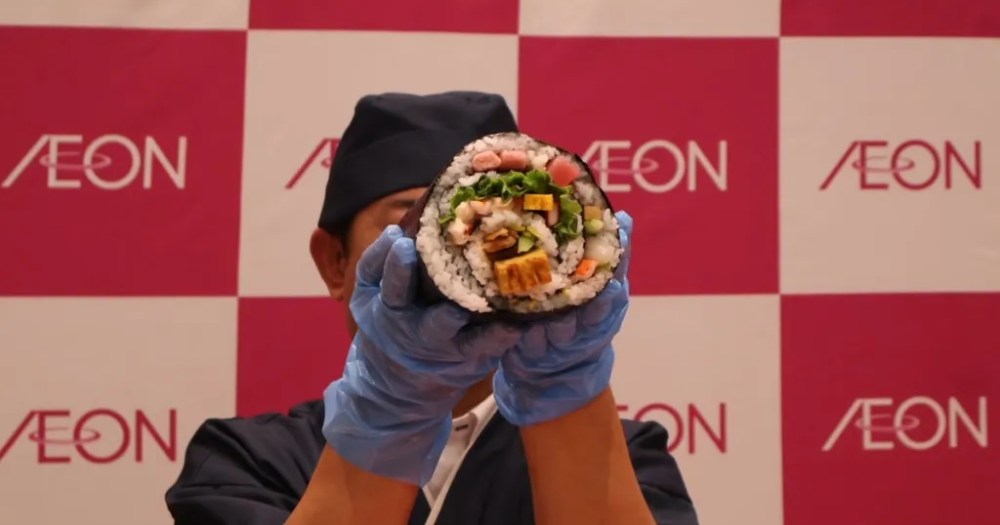 Start saving room now – Japanese grocery store’s biggest sushi roll yet is coming for Setsubun