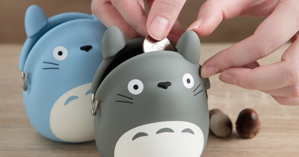 Totoro gamaguchi pouches will hold whatever you want them to, but already captured our heart