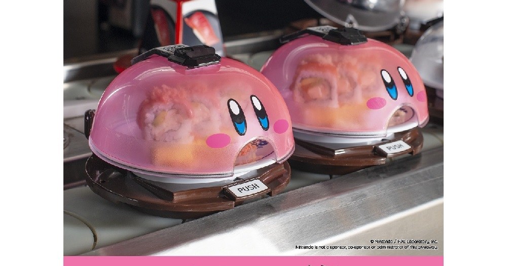 Nintendo’s Kirby now delivering orders at Kura Sushi restaurants, but not in Japan
