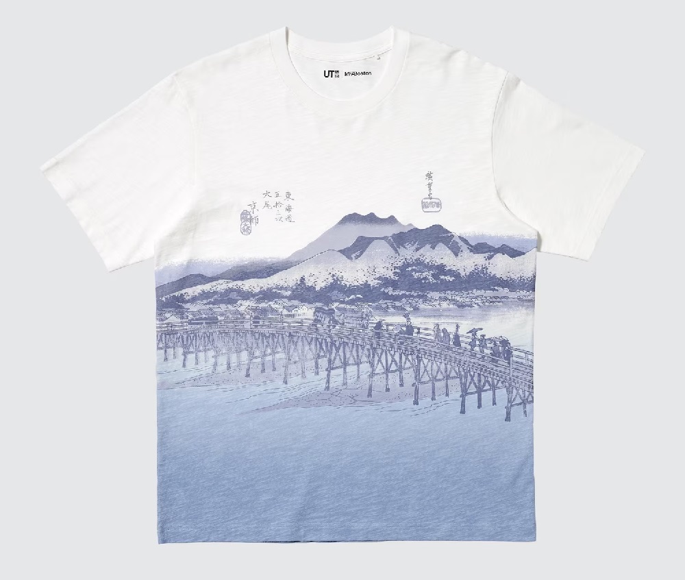 Uniqlo Ukiyo-e Blue T-shirts: A cool-hued reinterpretation of some