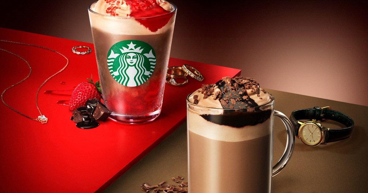 Starbucks Japan releases new Frappuccino and latte for Valentine’s Day