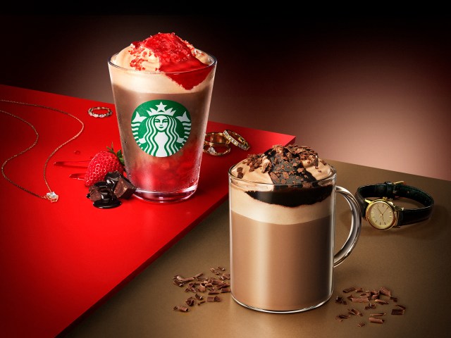 Starbucks Japan releases new Frappuccino and latte for Valentine’s Day