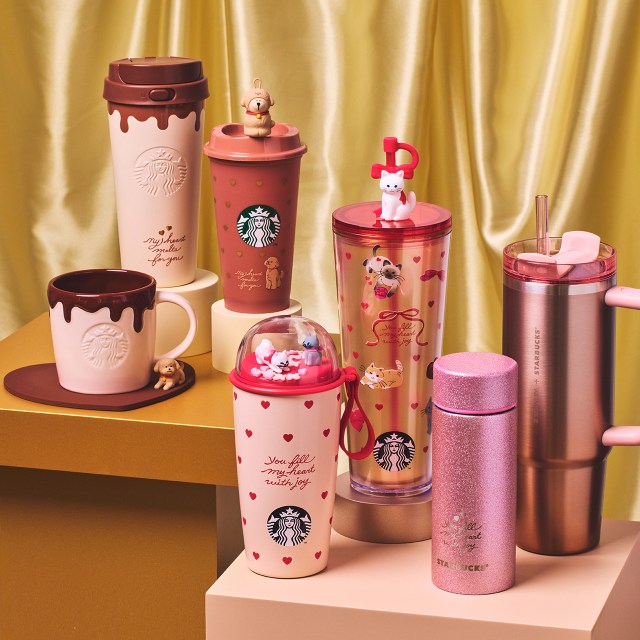 Starbucks Japan releases new drinkware and goods for Valentine’s Day