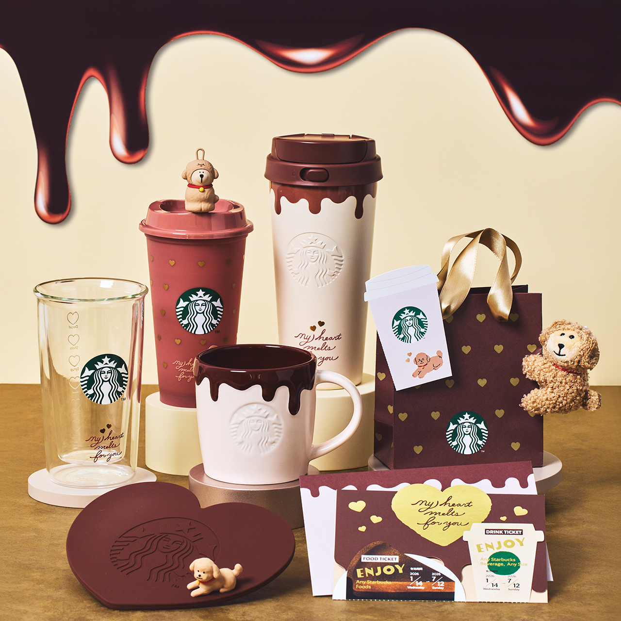 Starbucks Japan releases new drinkware and goods for Valentine's