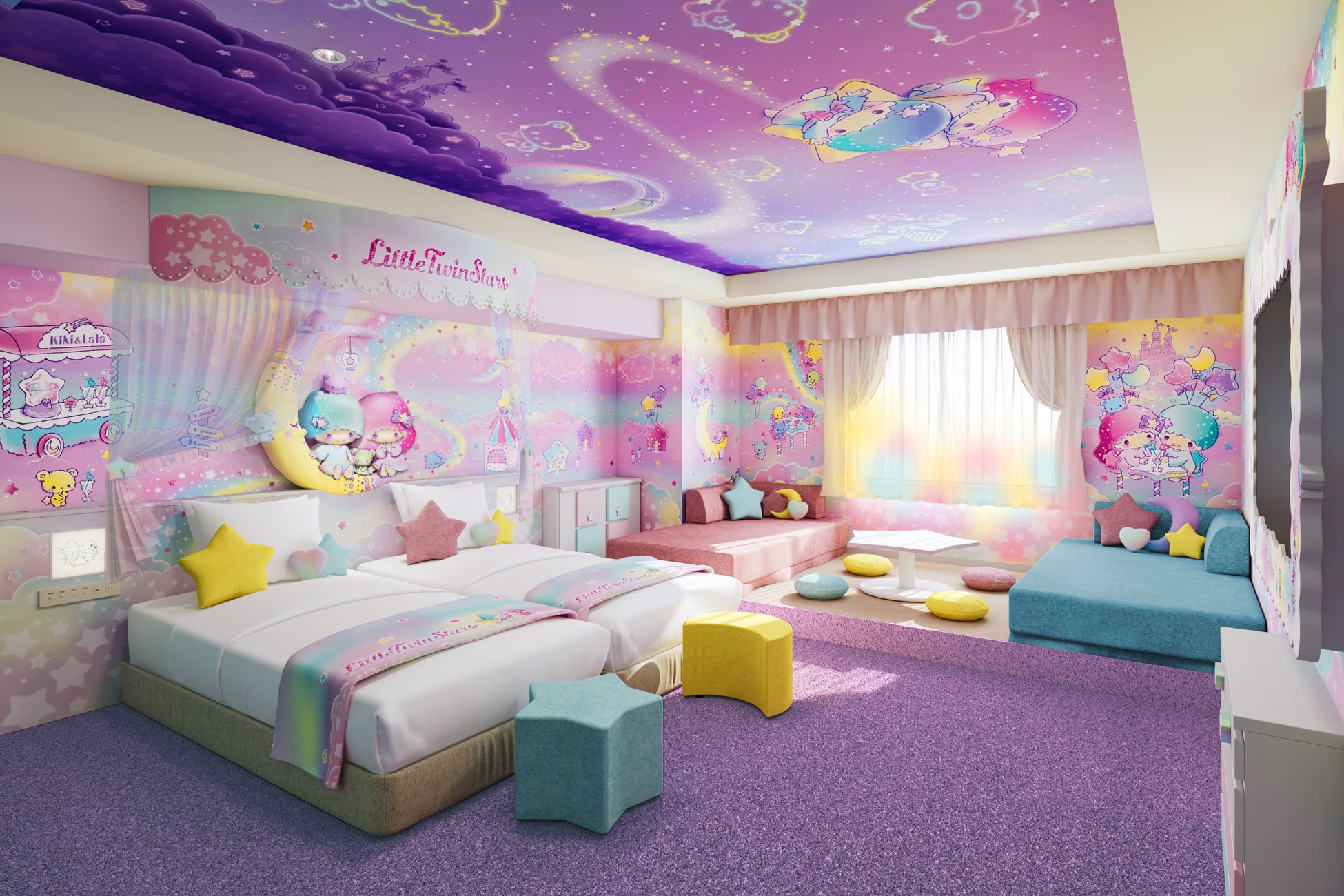 Sanrio's Little Twin Stars shine brightly in new themed rooms at