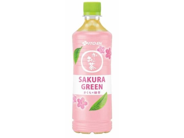 Taste of spring coming this winter with sakura flower and leaf green tea and matcha from Ito En