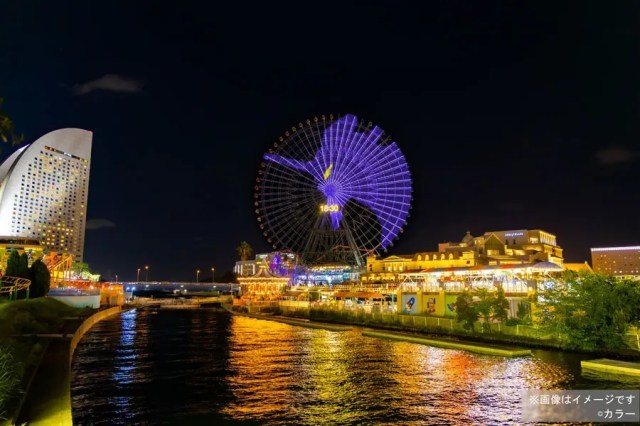 Huge Evangelion Unit-01 head appearing in lights in Japan to celebrate anime’s 30th anniversary