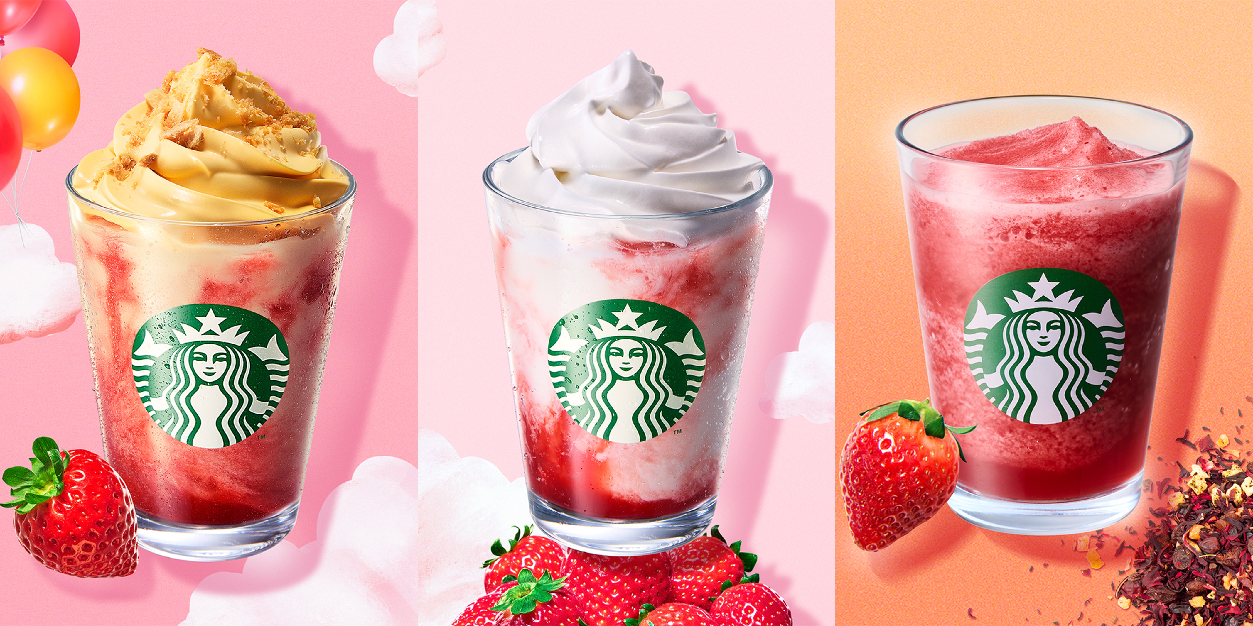 Starbucks Japan adds exclusive limited-edition Frappuccino drinks to the menu for spring