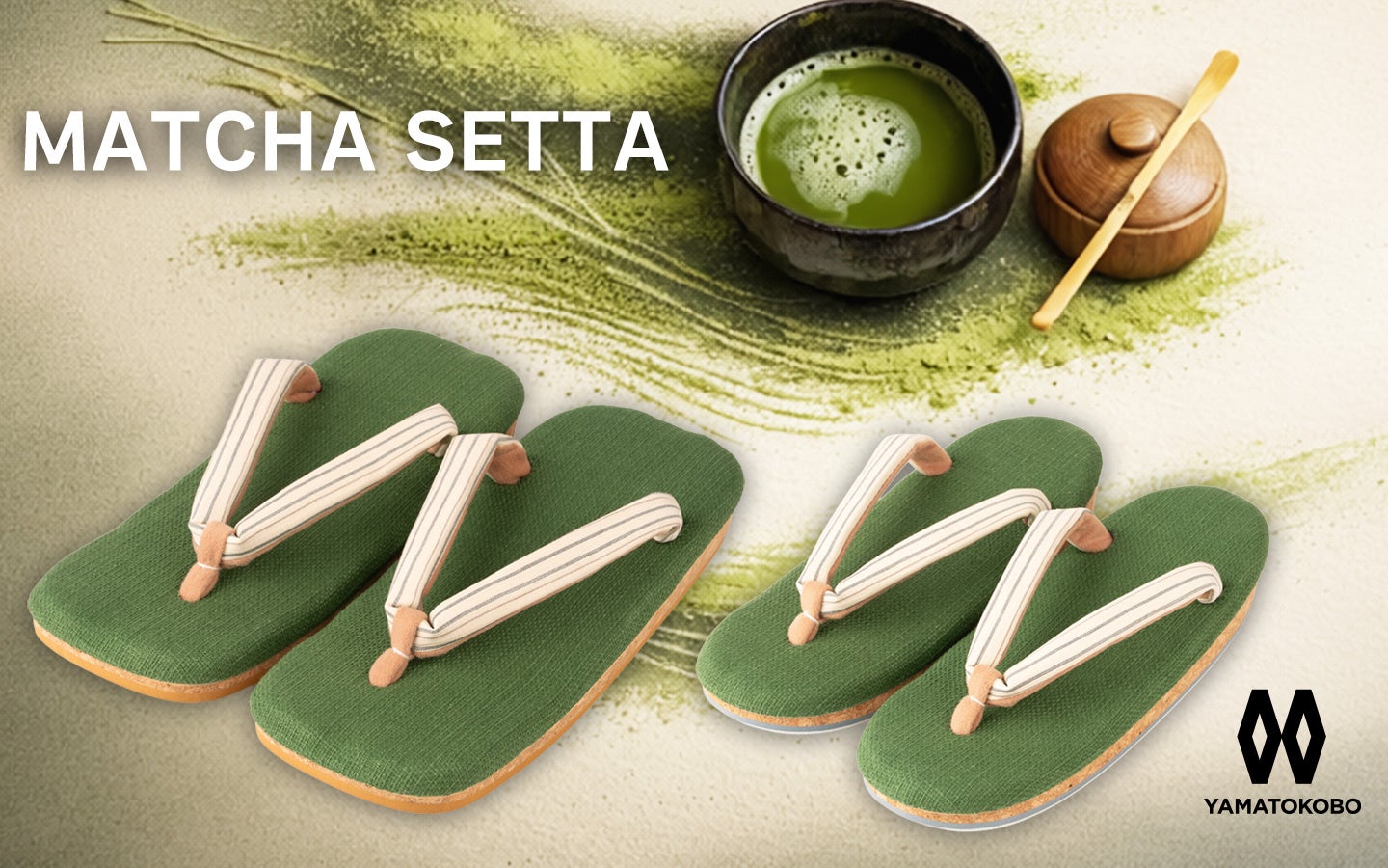Japanese sandals dyed with real Uji matcha are here to whisk you off your feet