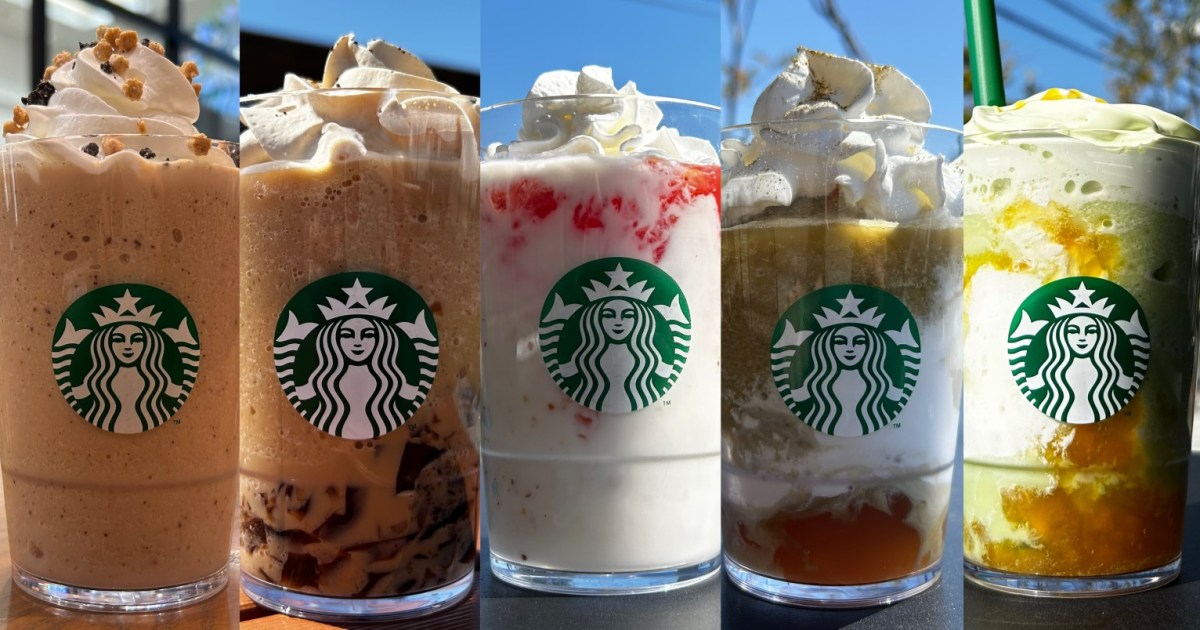 Starbucks Japan releases FIVE new Frappuccinos in a day, and we try them all in 90 minutes
