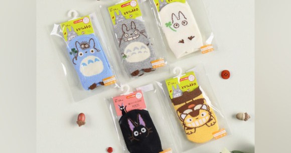 Studio Ghibli adds new anime character puppet socks to its merchandise store in Japan