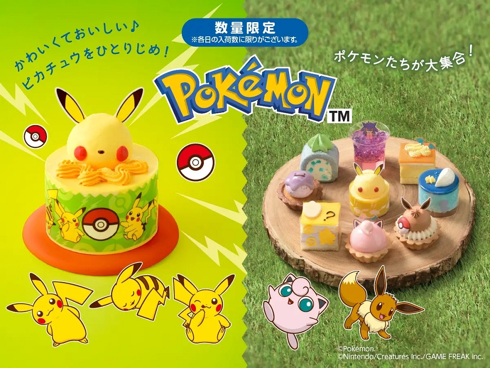 You can assemble a well-balanced team of Pokémon, them eat them, thanks to Japanese cake chain