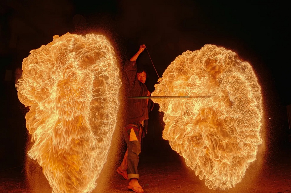 Art Fire Festival lights up the night at a unique venue in the mountains of Japan
