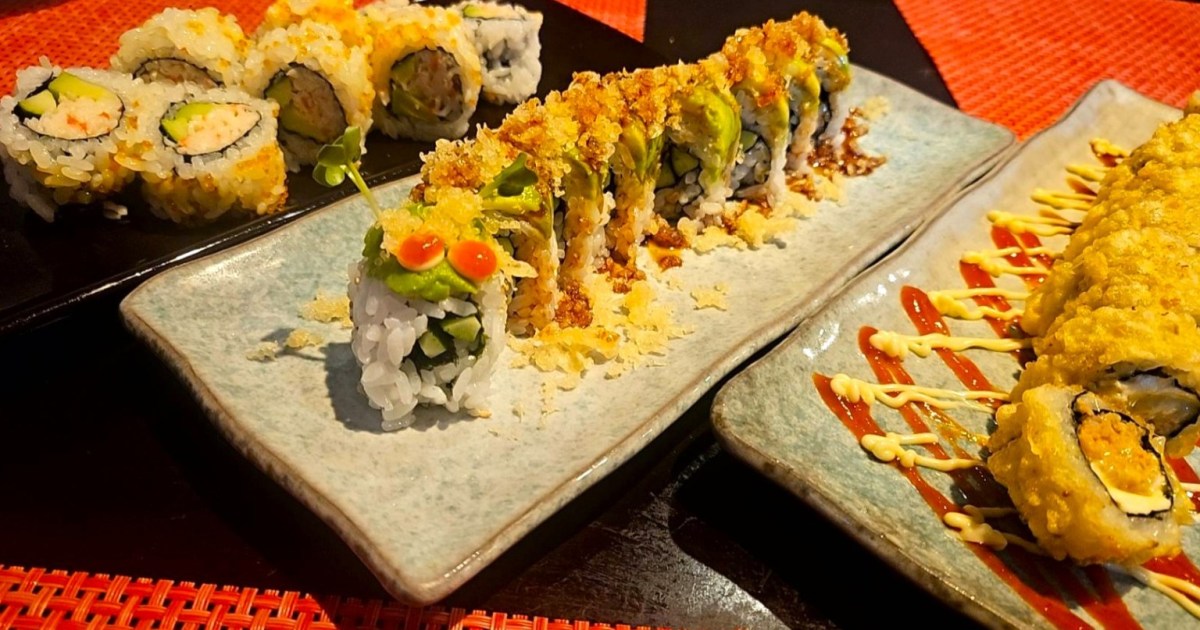 Sizzling on a hot plate?! American sushi rolls break all the rules at this Japanese restaurant