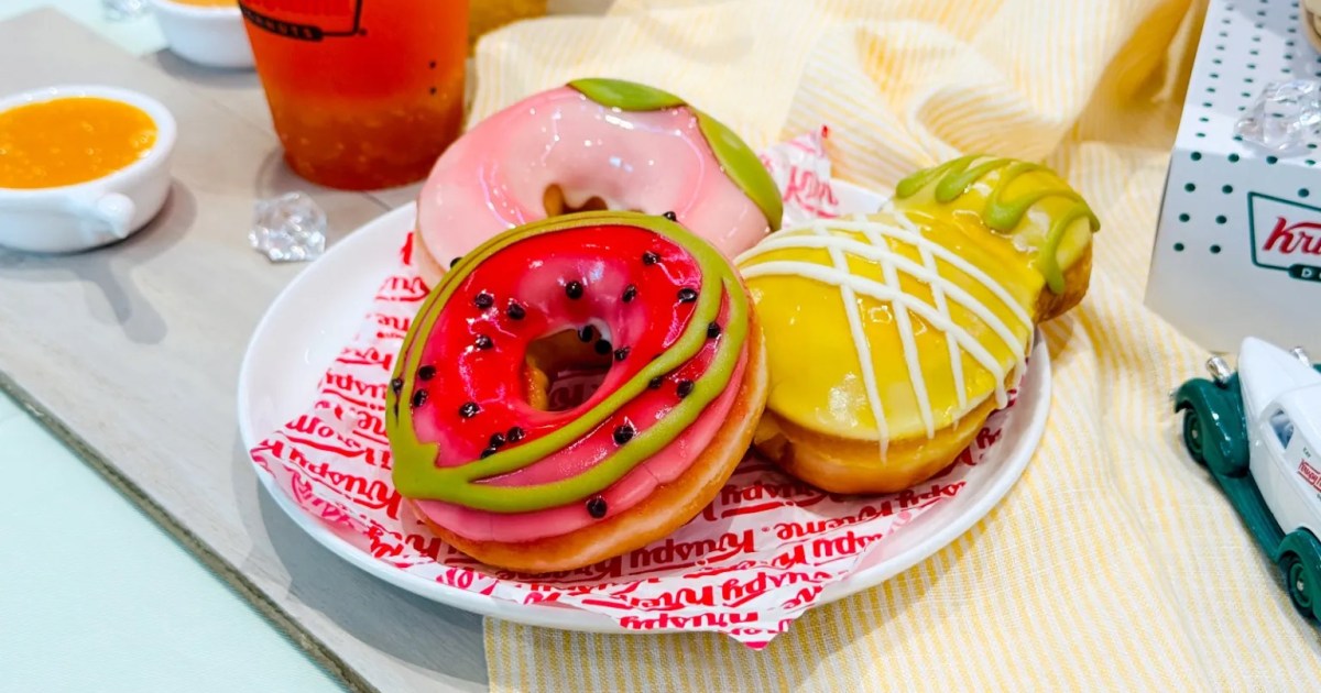 Krispy Kreme Japan releases new fruit doughnuts…that taste better cold