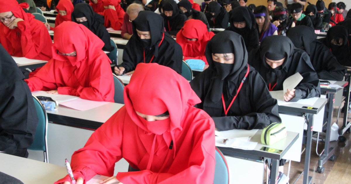 Japanese ninja certification exam attracts 131 candidates from Japan and abroad