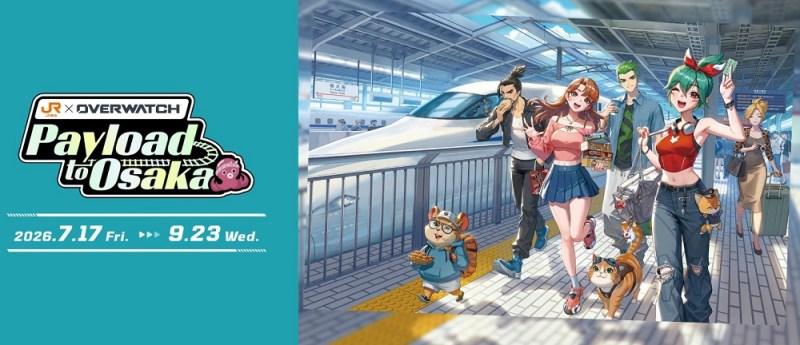 Japan Railways partners with Overwatch, heroes hit the Shinkansen for bullet train collaboration