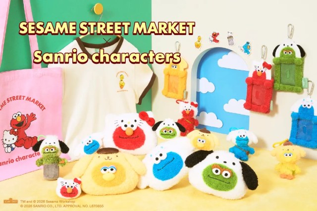 Sanrio collaborates with Sesame Street for adorable merch and sweets in Japan[Photos]