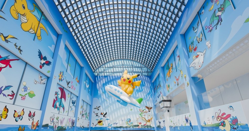 Japan now has a Pokémon airport that features every species of Flying-type ever[Video]