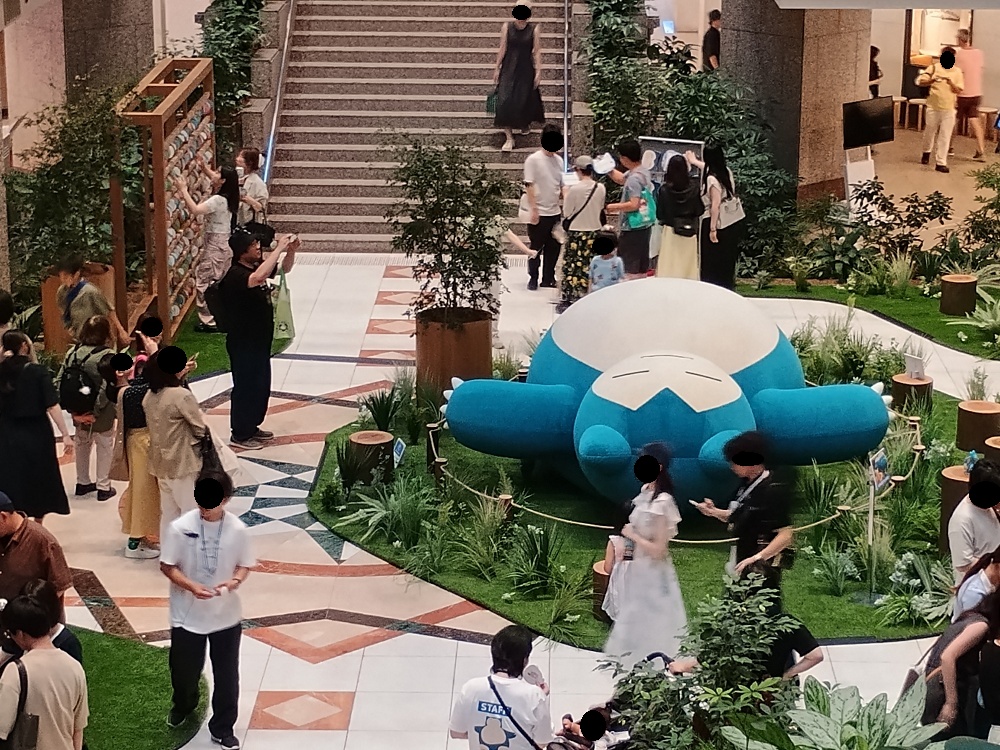 Giant Snorlax, other snoozing Pokémon appear in Yokohama for