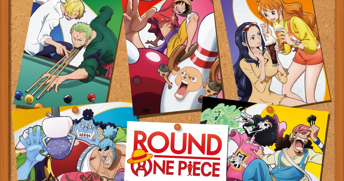 One Piece docking at Round 1 amusement centers in both Japan and the USA