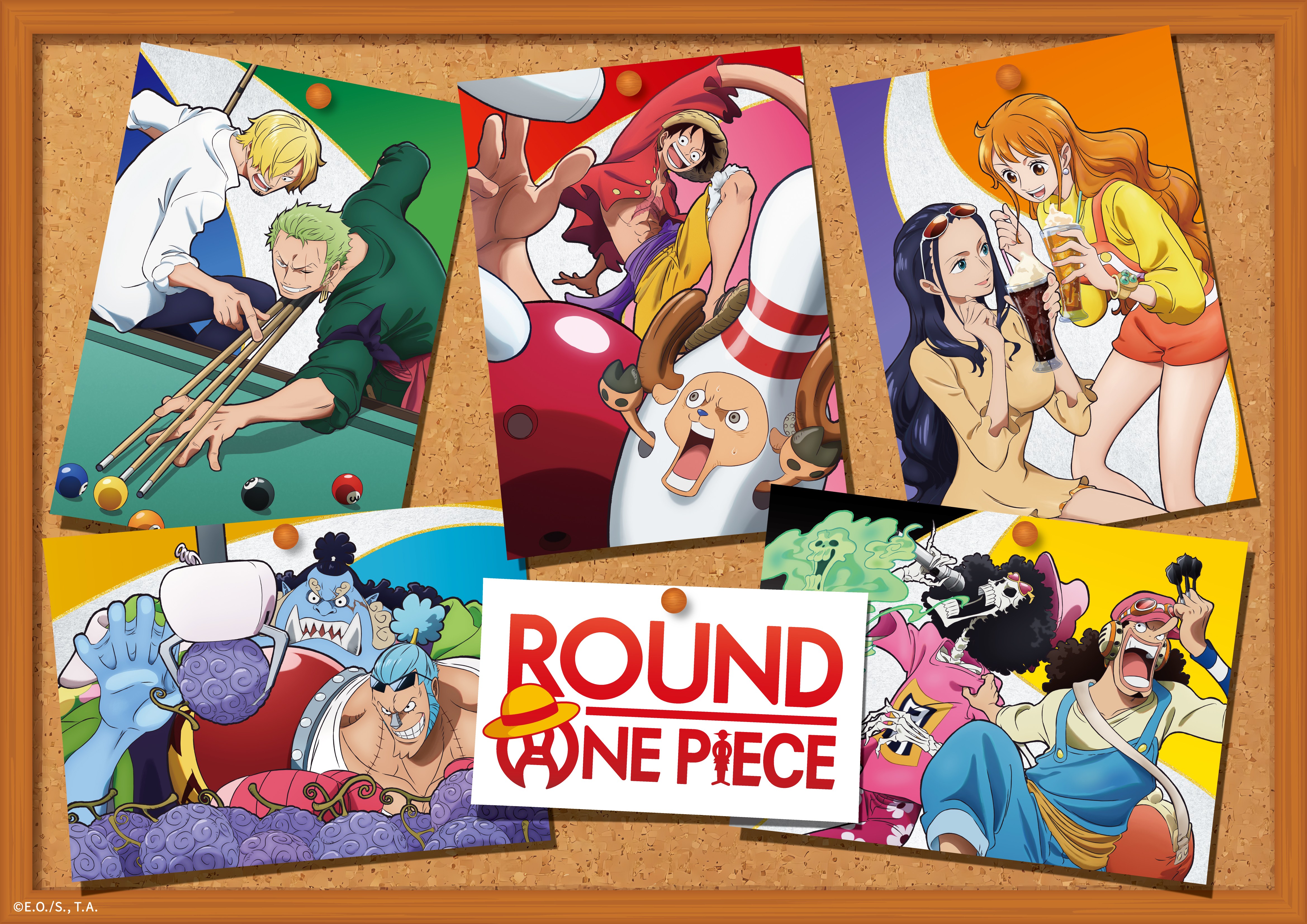 One Piece docking at Round 1 amusement centers in both Japan and the ...