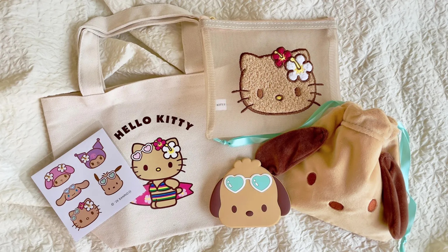 Suntanned Hello Kitty steals the show in Japanese magazine’s Sanrio freebies