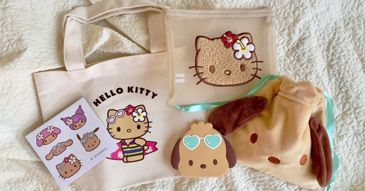 Suntanned Hello Kitty steals the show in Japanese magazine’s Sanrio freebies