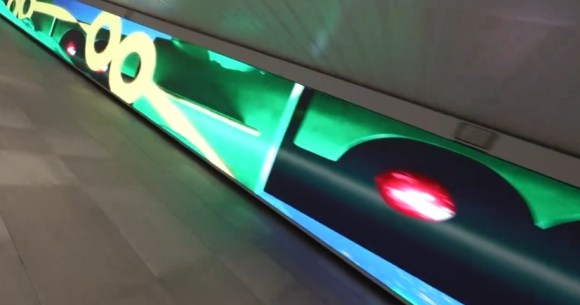 Life-size Legendary Pokémon Mega Rayquaza digitally greeting travelers at Tokyo train station [Vid]