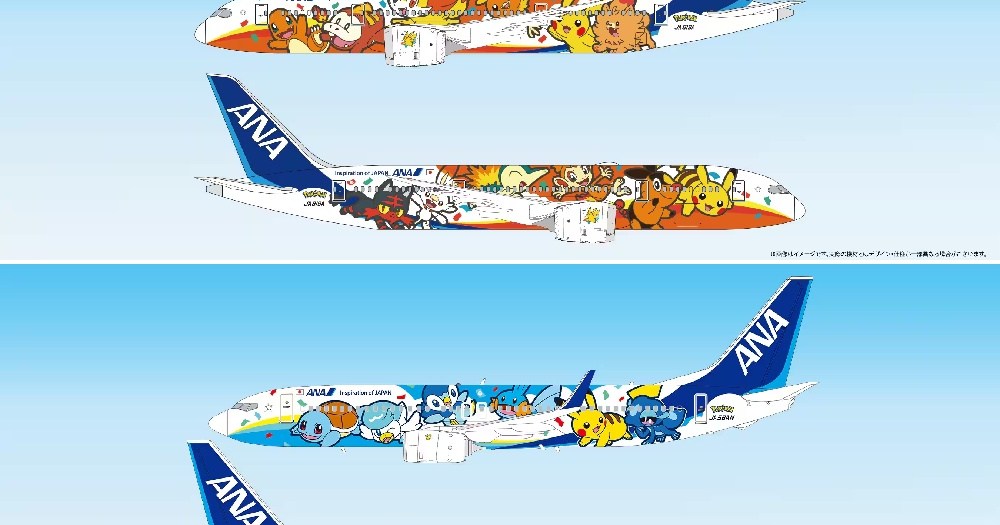 Three new starter Pokémon Jets to fly in Japan, first begins carrying passengers this month