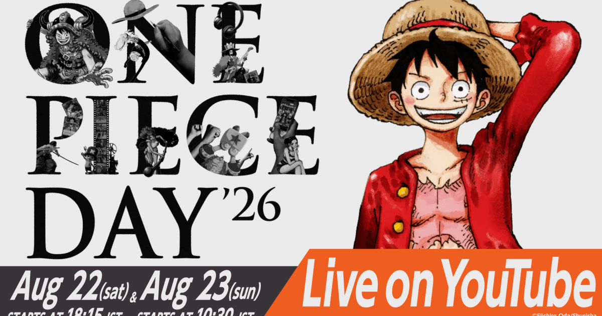 One Piece Day returns to Tokyo Big Sight and worldwide on Youtube 22 and 23 August
