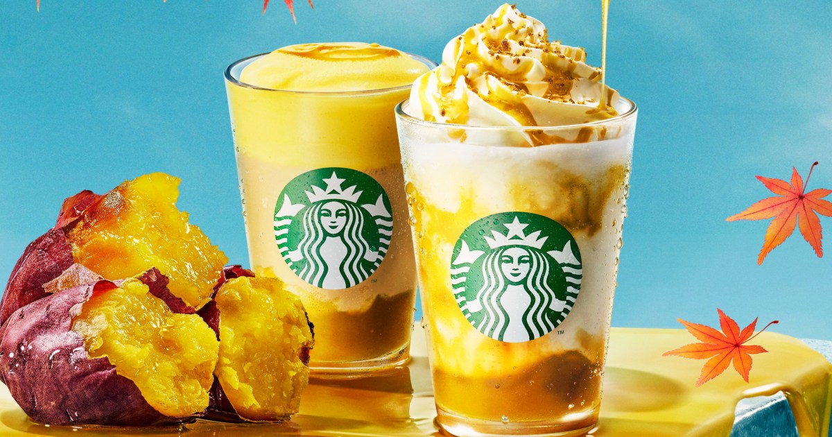 Starbucks Japan adds a gooey sweet potato Frappuccino to its menu this autumn