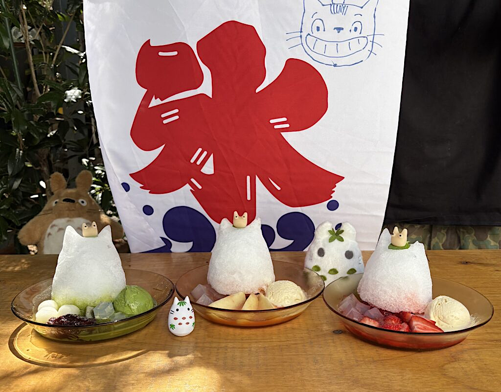 Totoro shaved ice wows Studio Ghibli fans in Tokyo for a very limited time