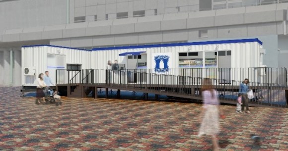 Lawson convenience store opens its first mobile, trailer-style location in Japan