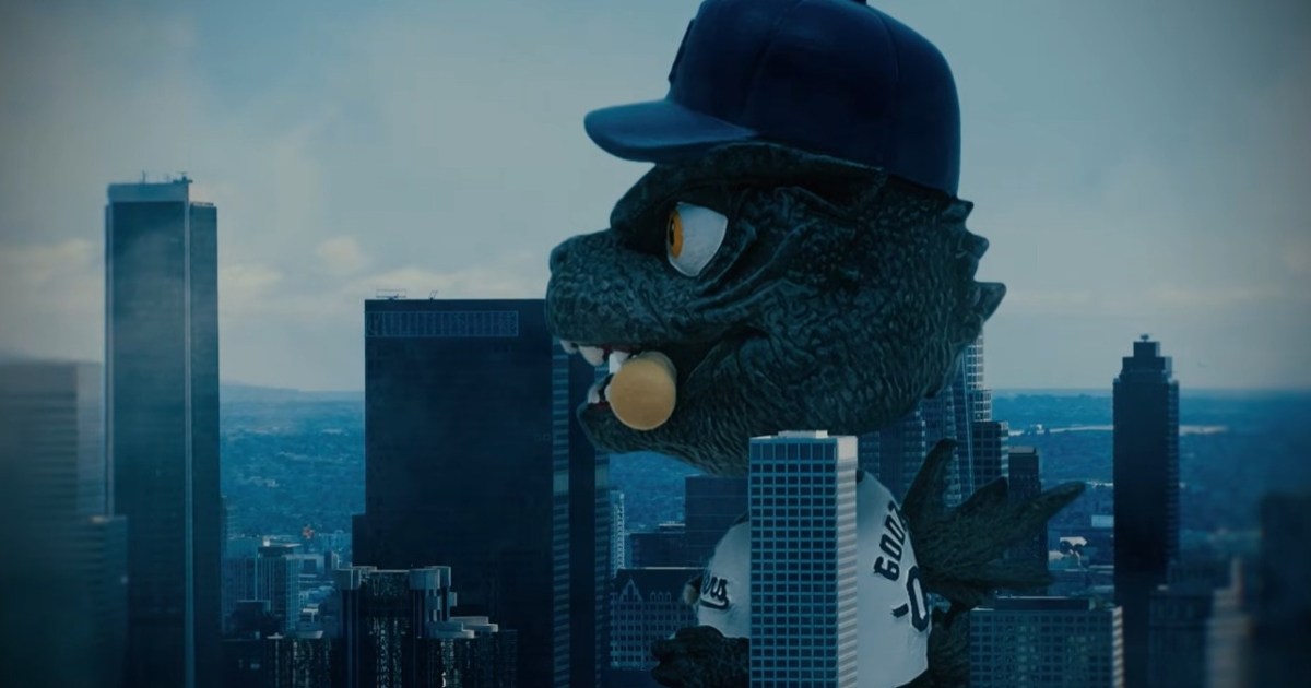 New Godzilla figure is adorable, destructive, and baseball-loving for Dodger Stadium Godzilla Night