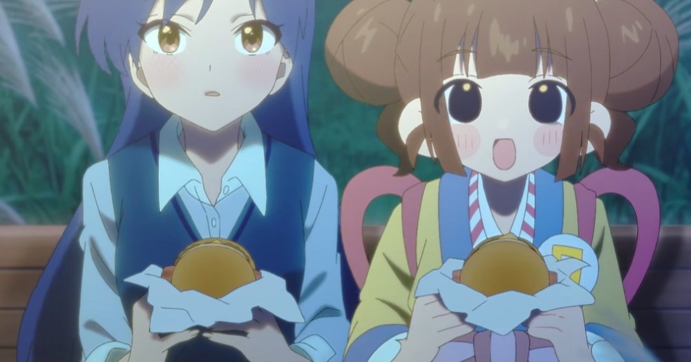 Anime still from the McDonald's Japan and The Idolmaster music video