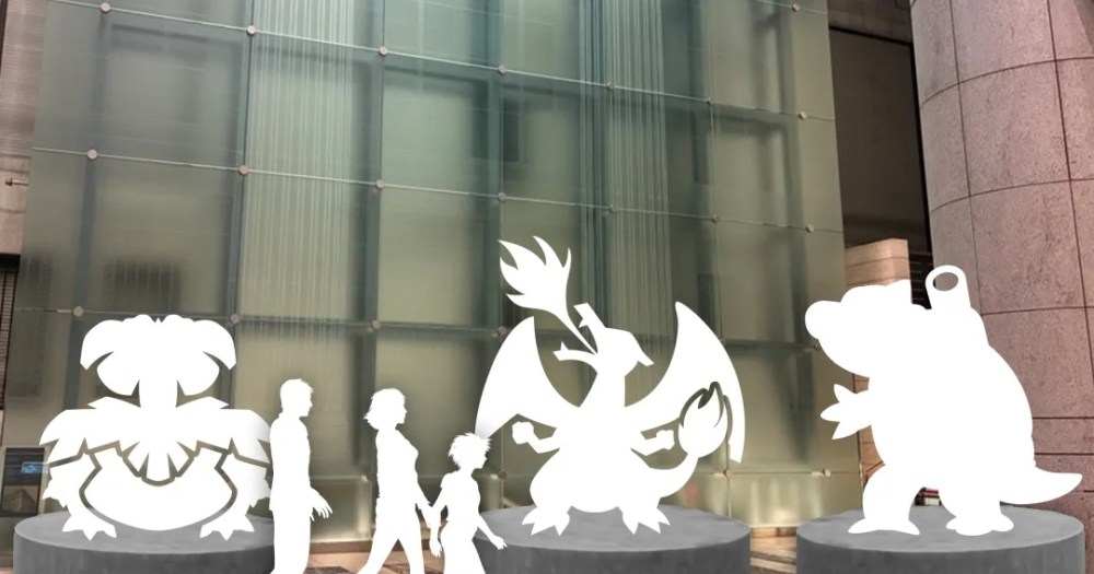 Legendary Pokémon statues installed in downtown Tokyo, will be there through the fall