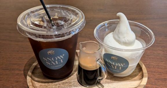 Snow Salt Soft Cream Cafe & Bar for grown-ups opens in Tokyo’s Ueno area with a bookish surprise