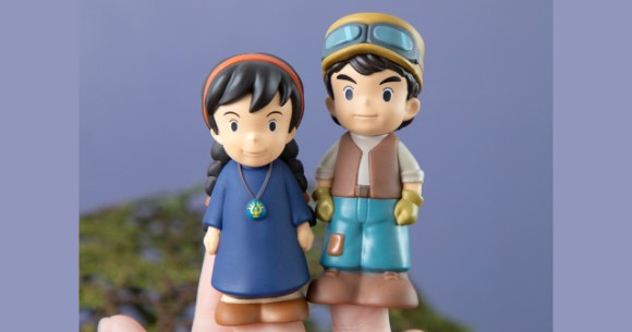 The Robot Soldier and Fox Squirrel join Sheeta and Pazu in this beautiful Laputa: Castle in the Sky figurine collection.